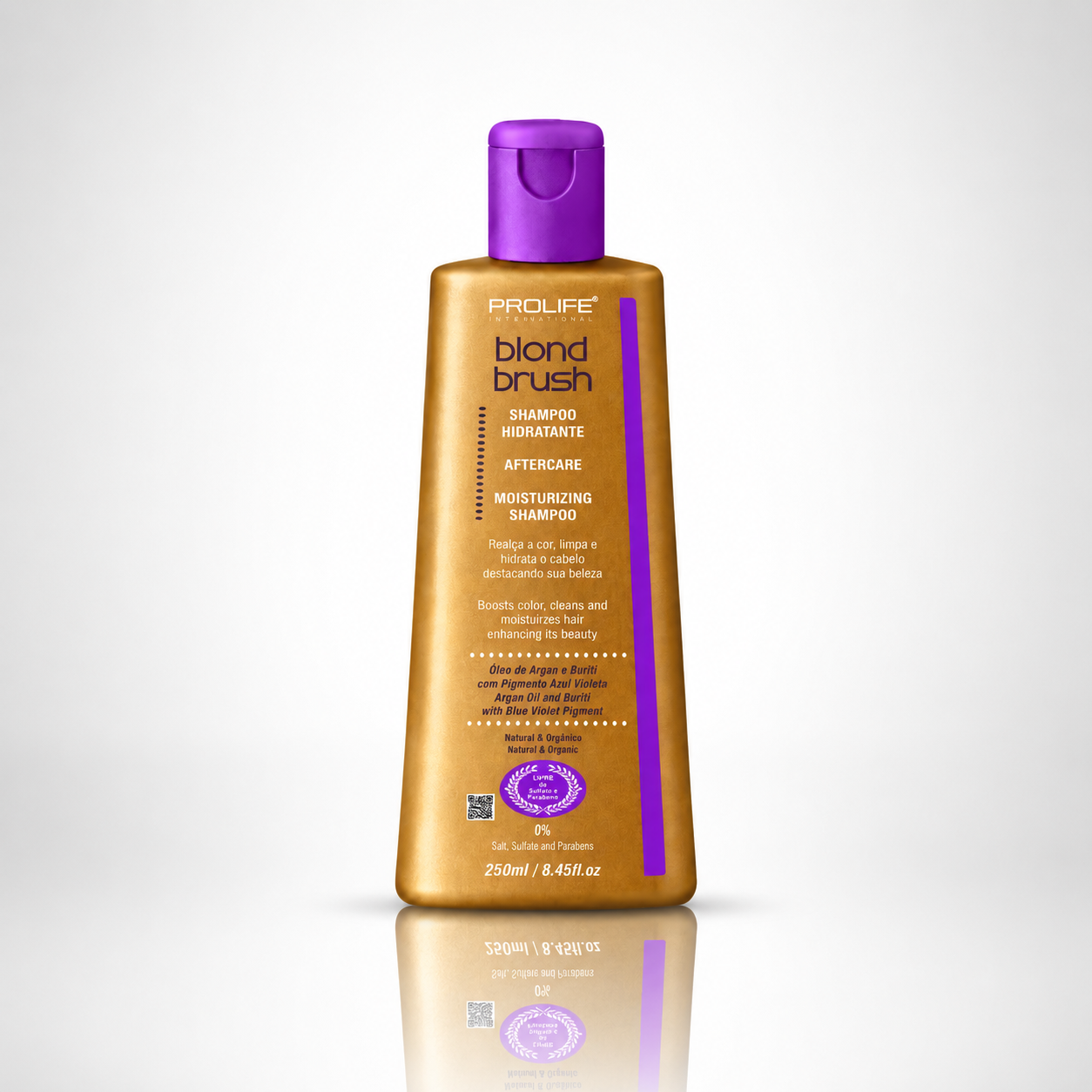 KIT PROGRESSIVA VIOLETA BLOND BRUSH CABELOS ESCUROS