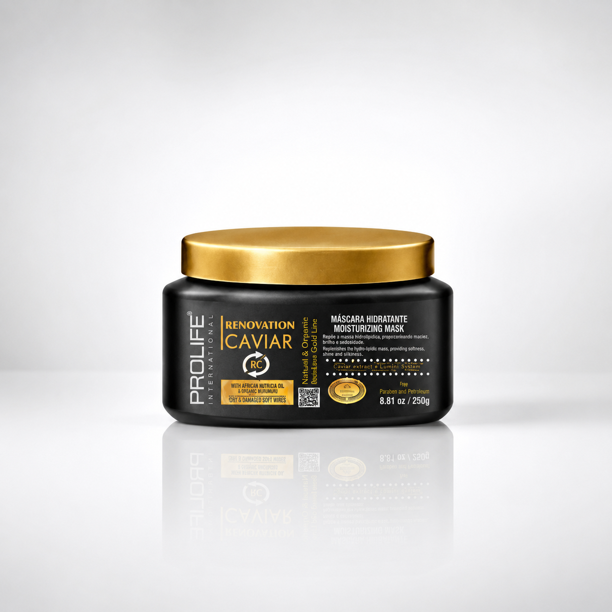 Máscara Hidratante Renovação Caviar 250 g - Prolife International