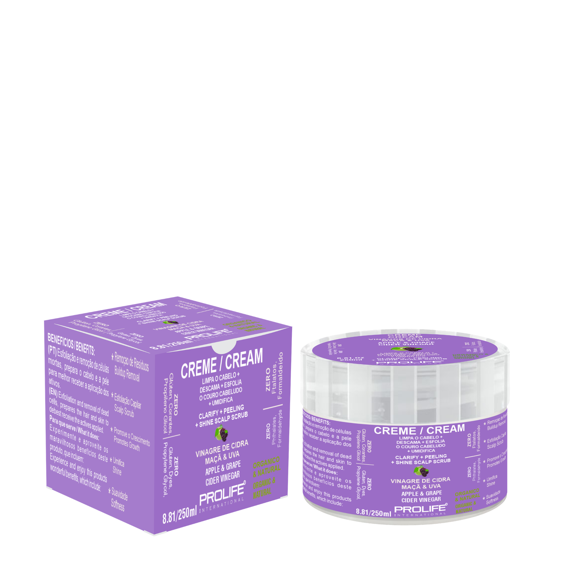 CREME EXFOLIANTE PARA COURO CABELUDO