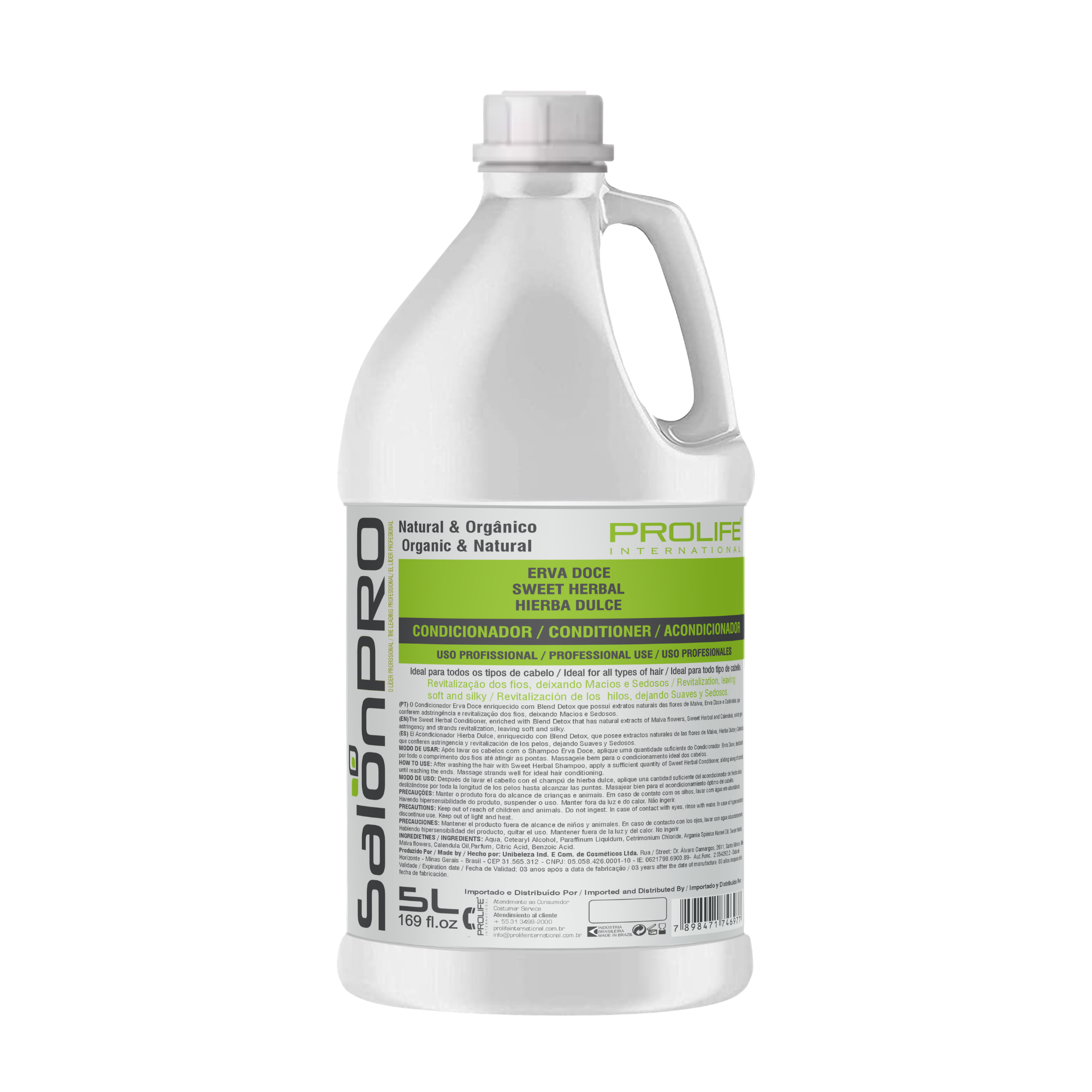 CONDICIONADOR ERVA DOCE E MENTA 5L
