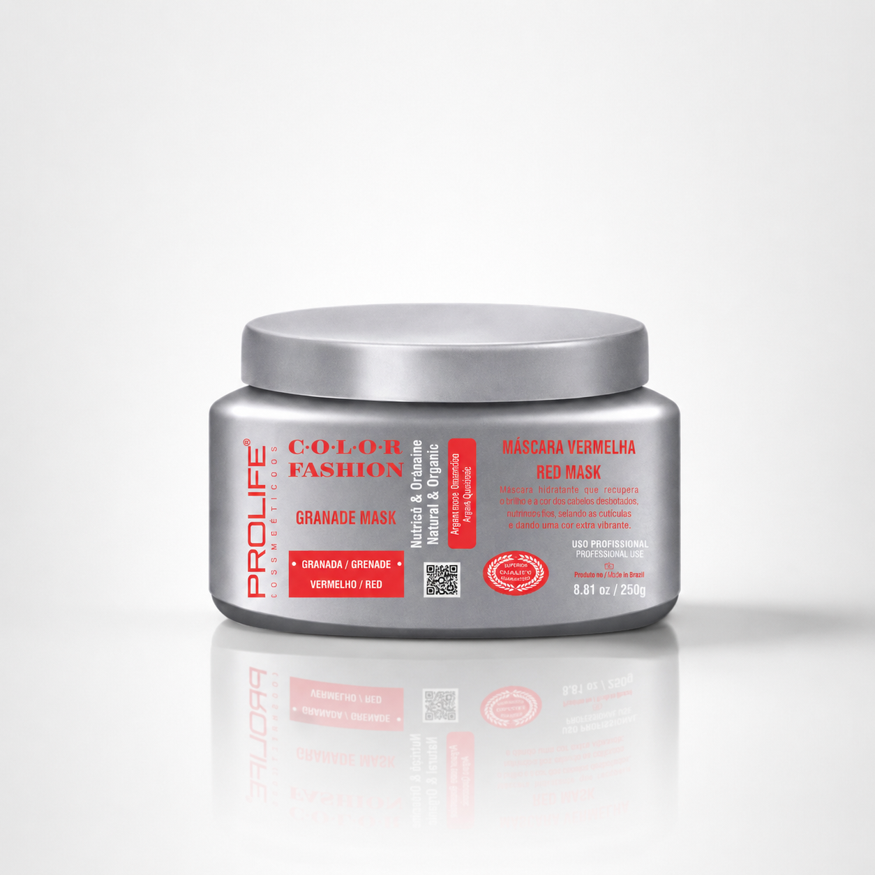Máscara Granada Vermelha 250 g