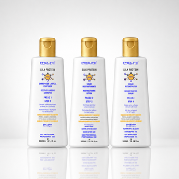 Progressiva Silk Protein Sem Formol Profissional Kit 03 Passos Prolife International 900ml