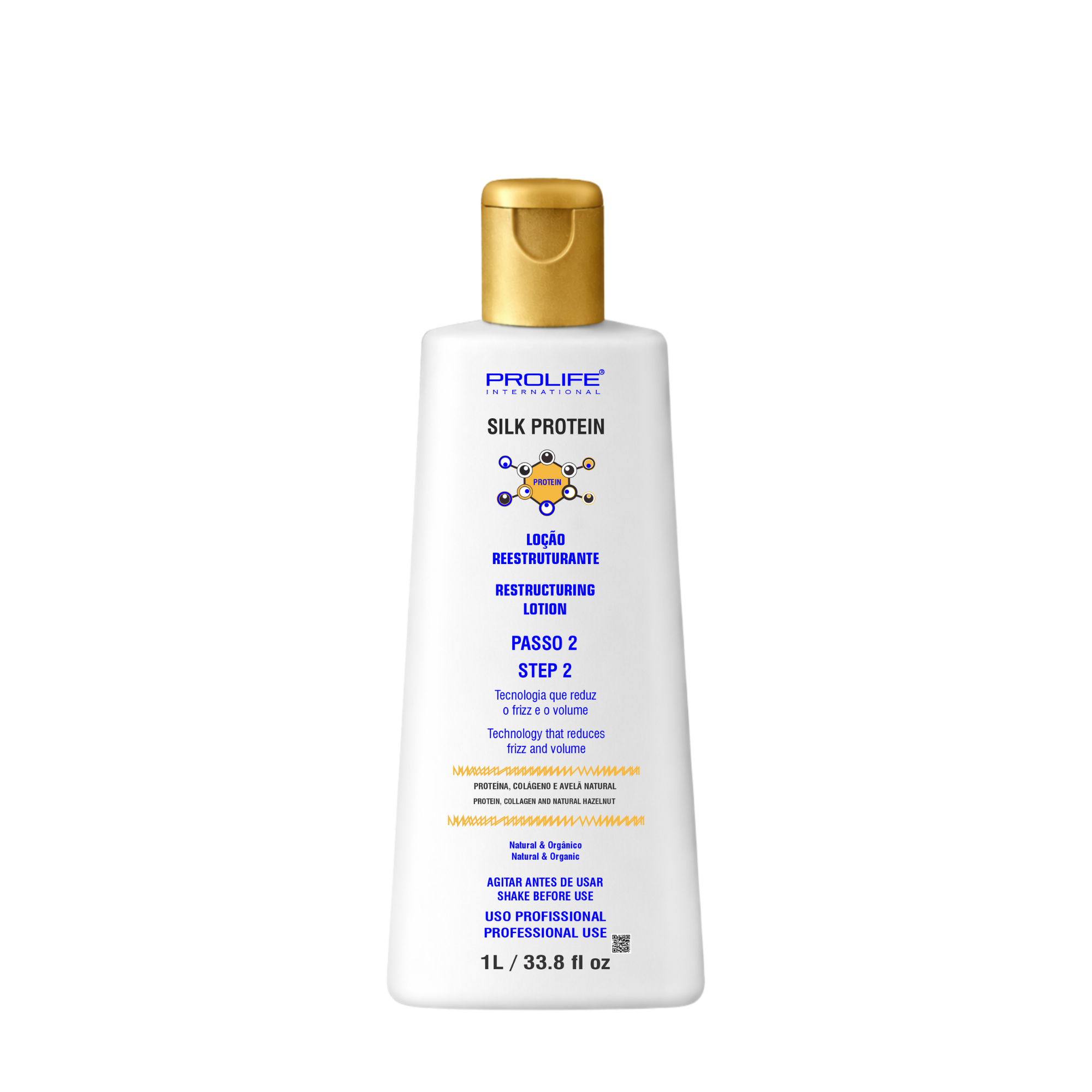 LOÇÃO REESTRUTURADORA SILK PROTEIN 1 L