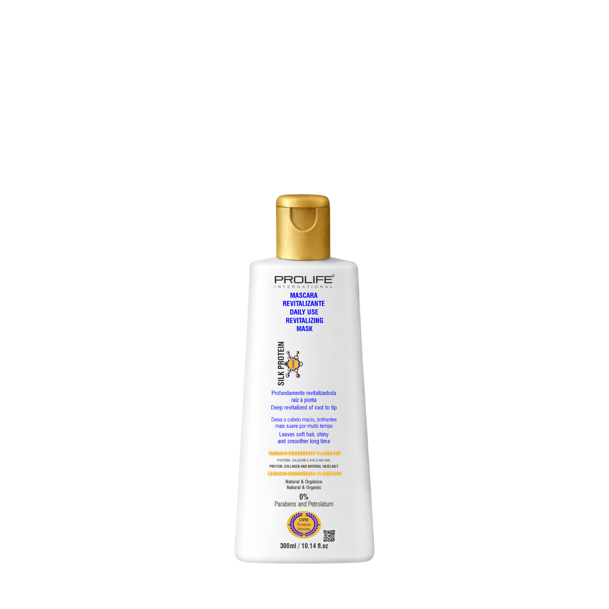 MASCARA REVITALIZANTE DAILY USE SILK PROTEIN 300 ML