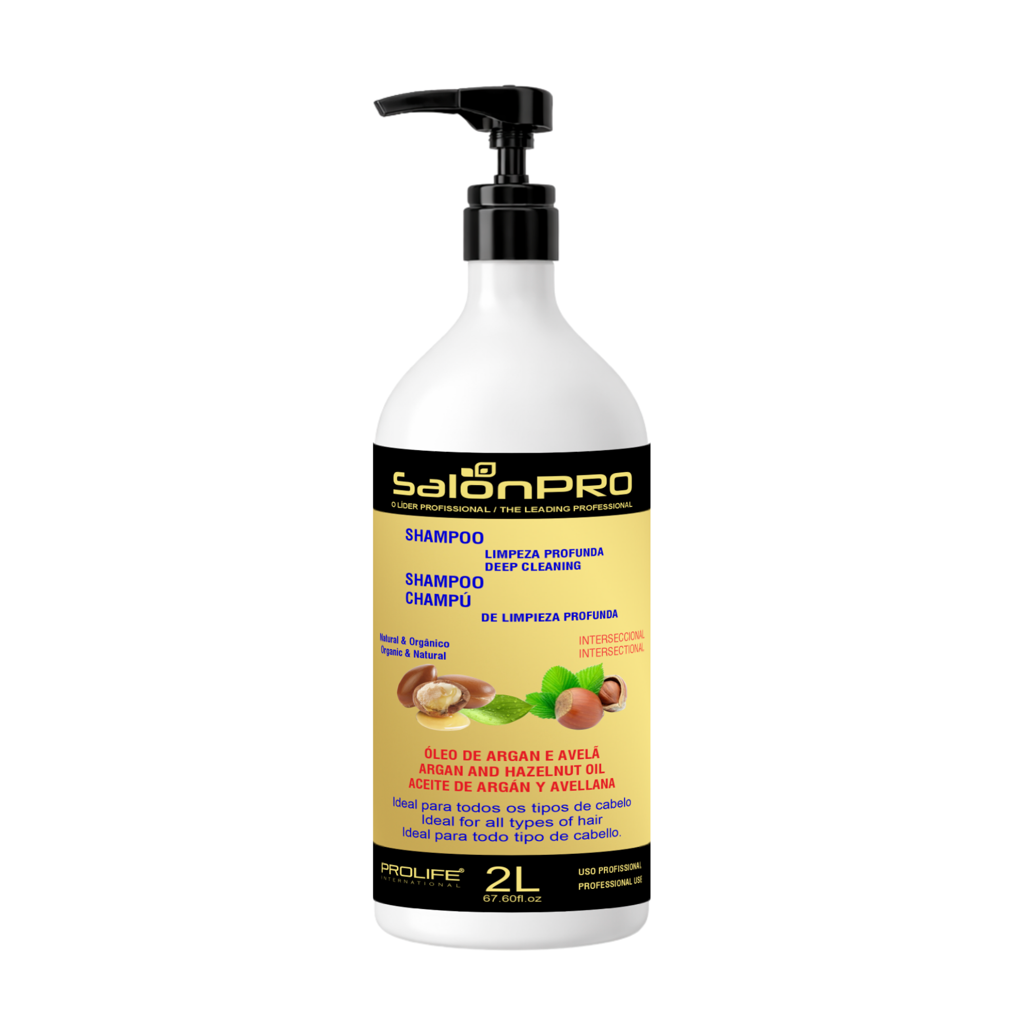 SHAMPOO OLEO DE ARGAN E AVELÃ 2L