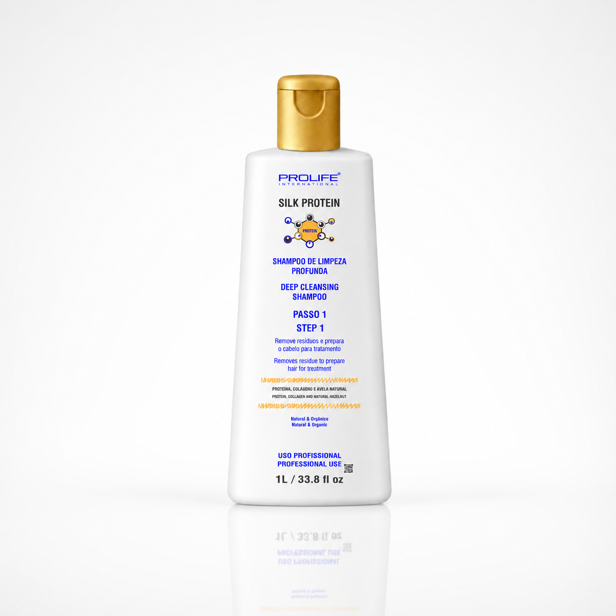 Shampoo Antirresíduos Silk Protein 1 L