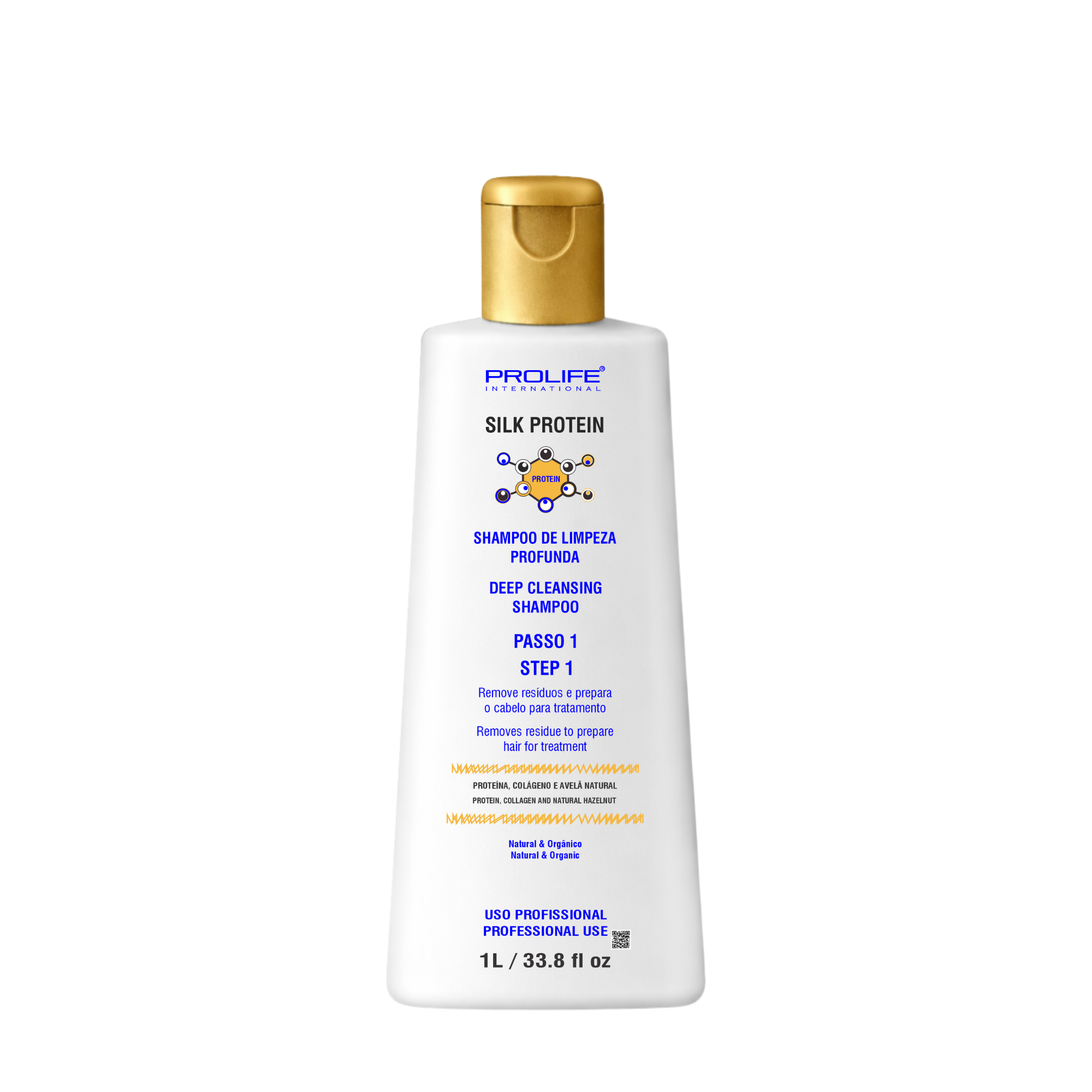 SHAMPOO ANTIRESSIDUO SILK PROTEIN 1 L
