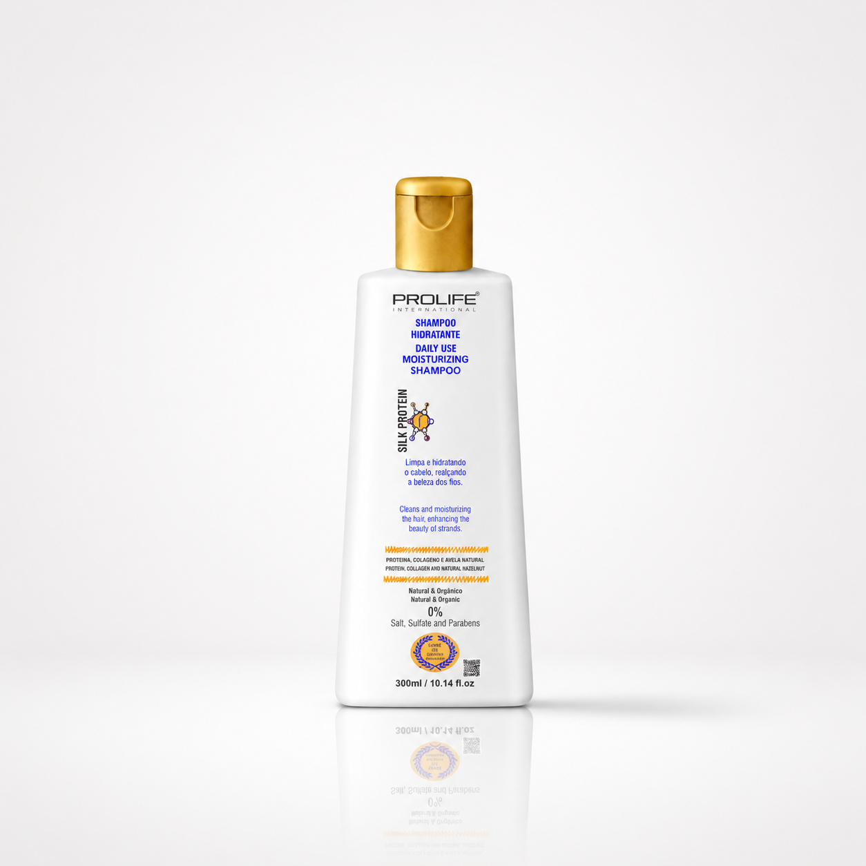 Shampoo Hidratante Daily Use Silk Protein 300 mL