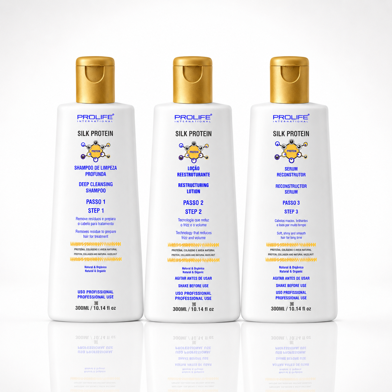 KIT  COMPLETO SILK PROTEIN 900 ML