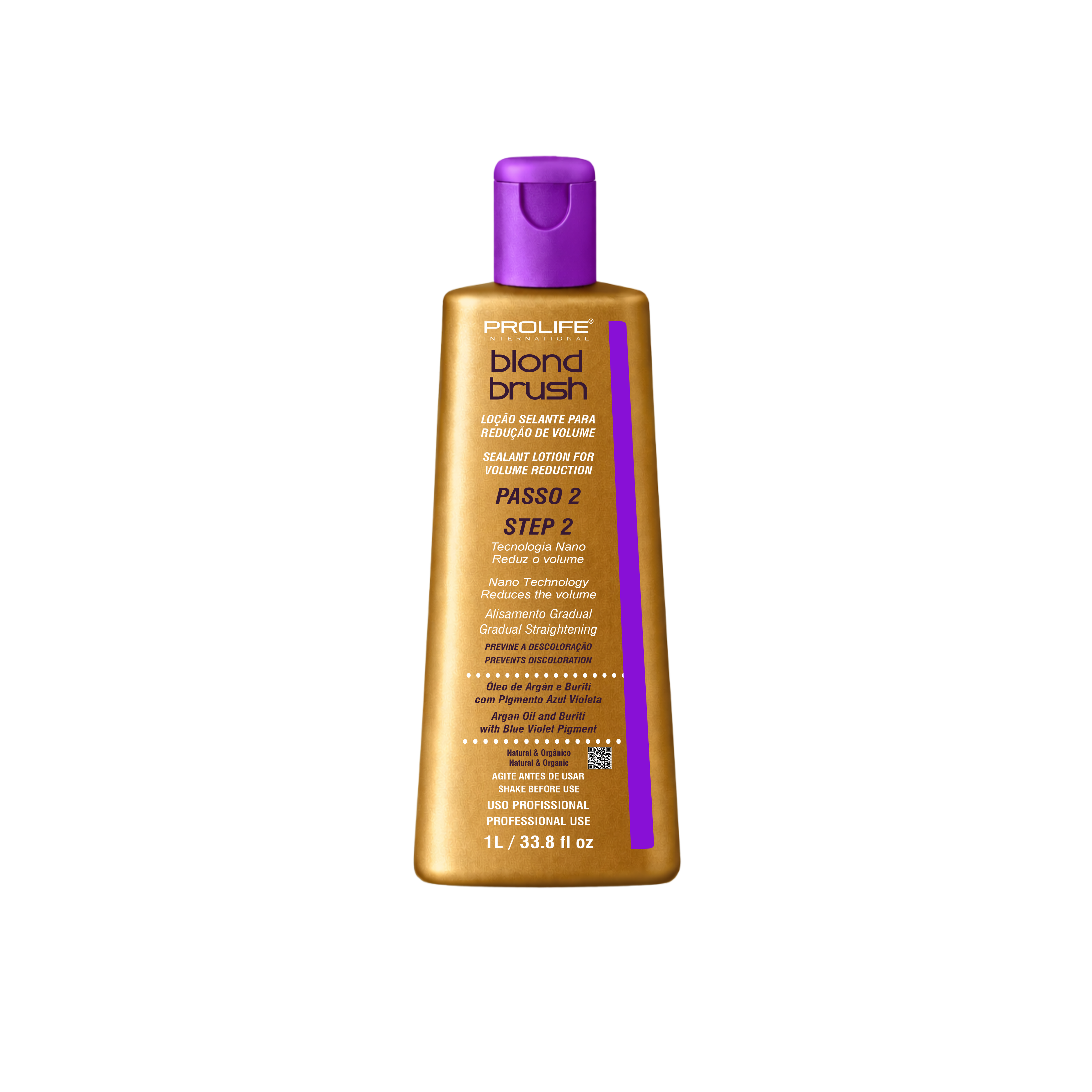 Progressiva Matizadora Blond Brush Prolife Kit 3 Passos 2,5l