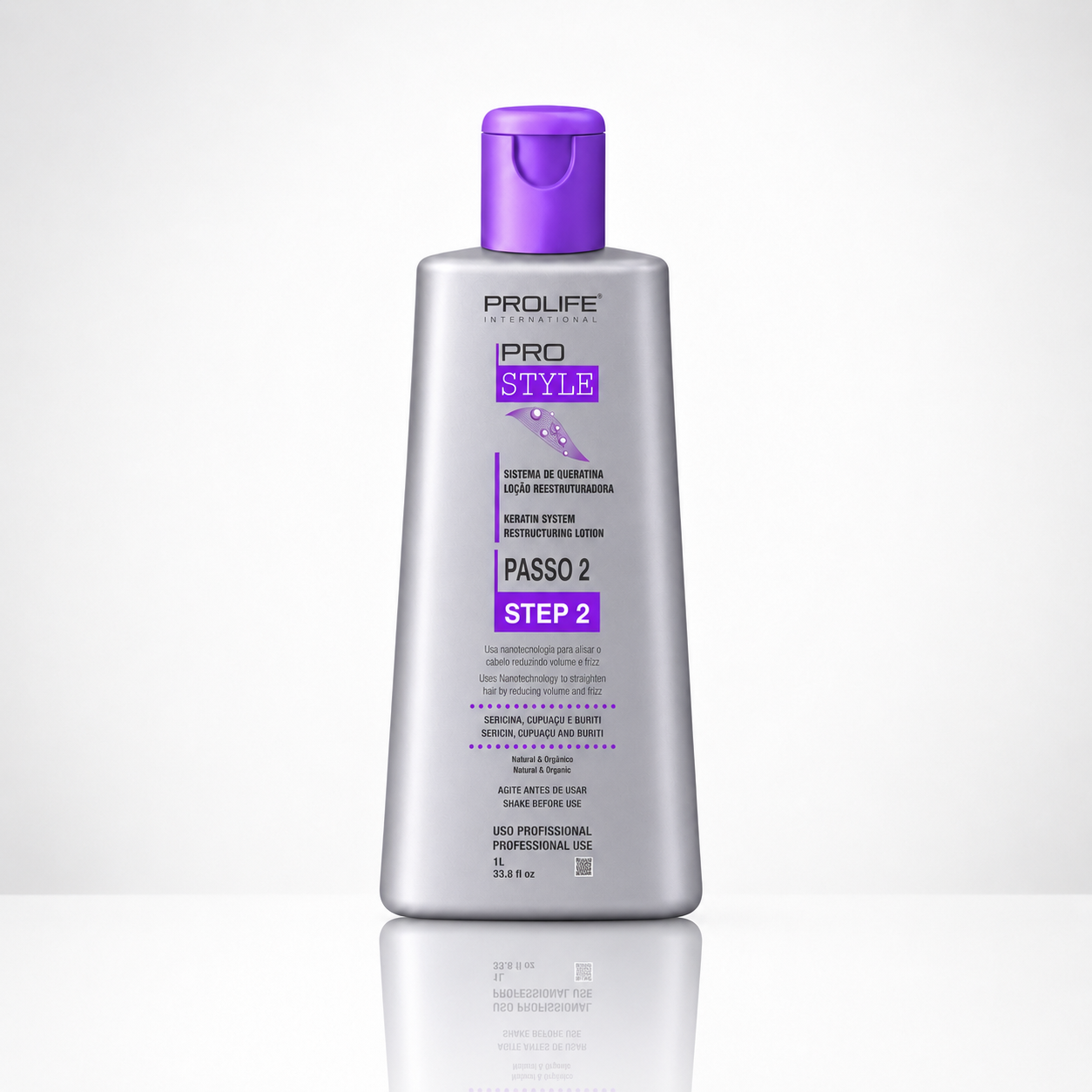 Progressiva 1 litro profissional. Reestruturador Prostyle Progressiva Sem Formol 1 Litro - uso profissional para salões