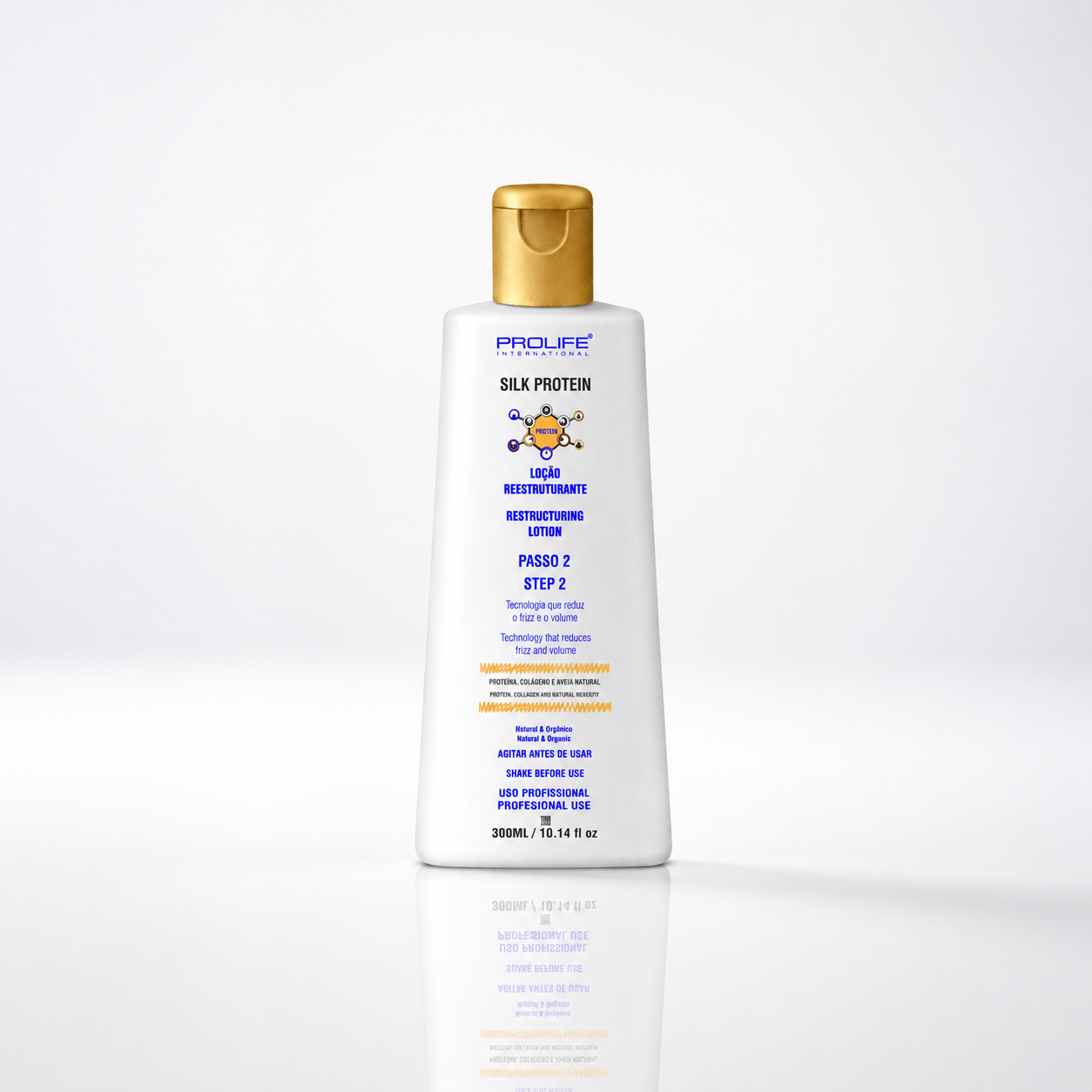 Progressiva Silk Protein Sem Formol Profissional Kit 03 Passos Prolife International 900ml