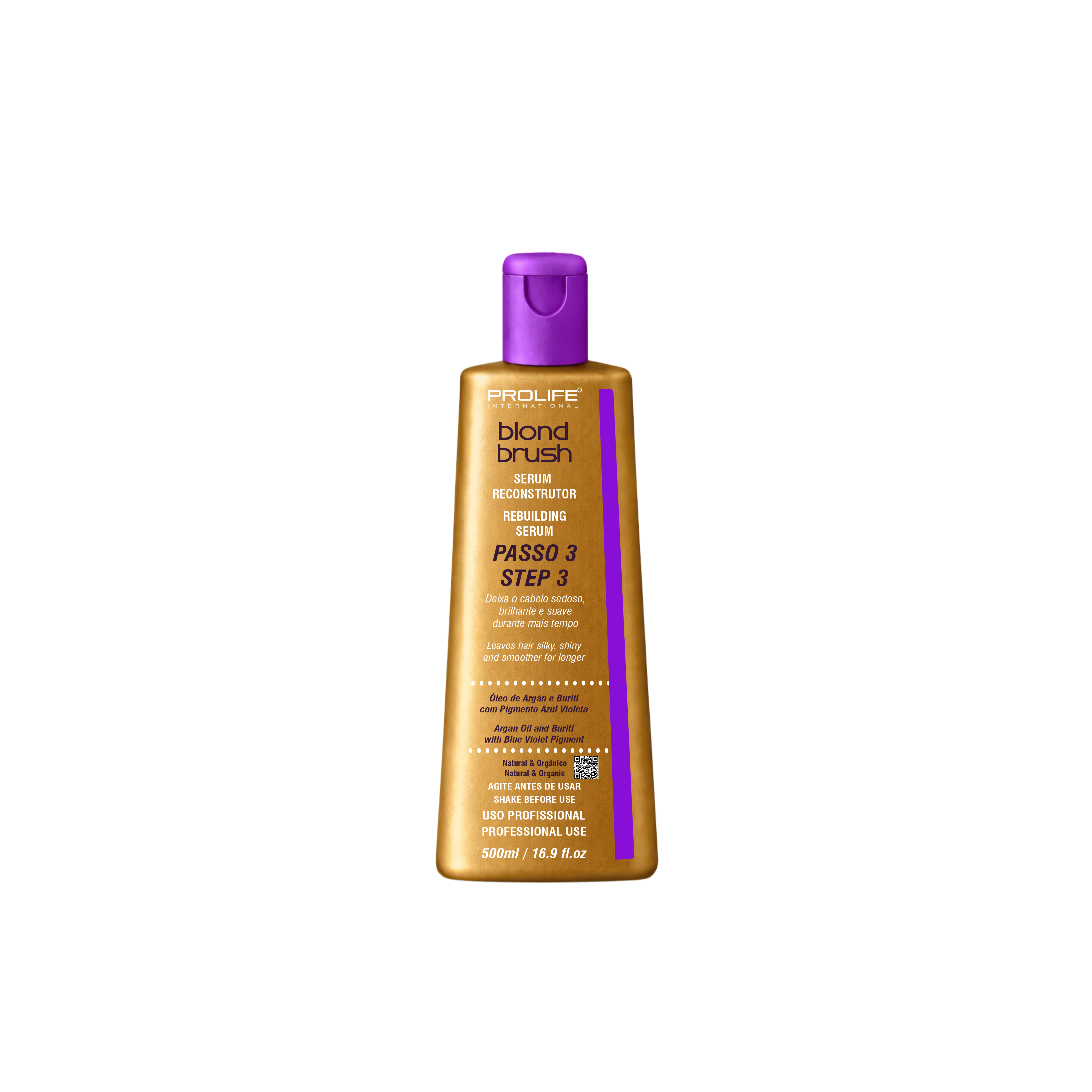 Progressiva Matizadora Blond Brush Prolife Kit 3 Passos 2,5l