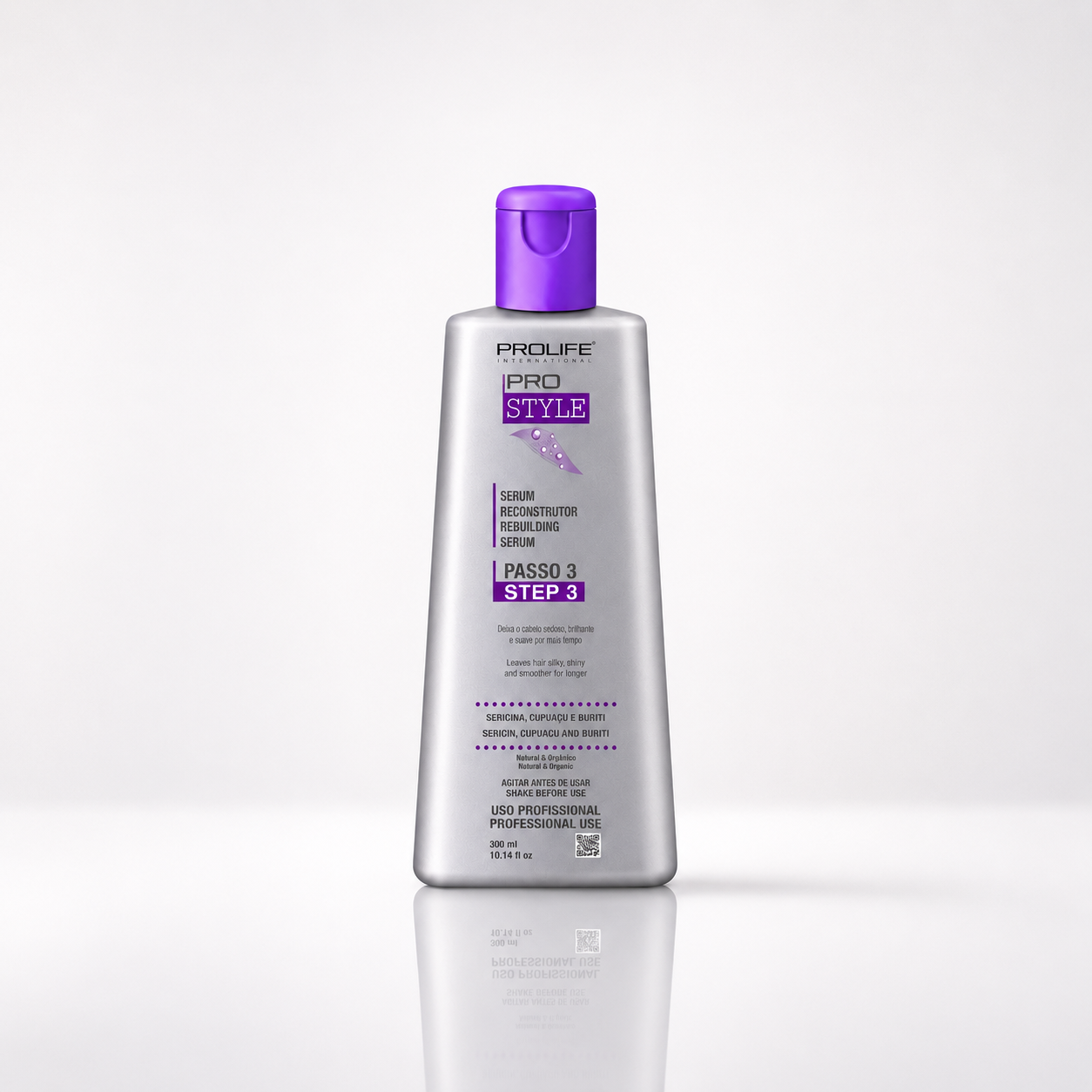 Sérum Reconstrutor Prostyle 300ml - sela as cutículas e dá brilho intenso
