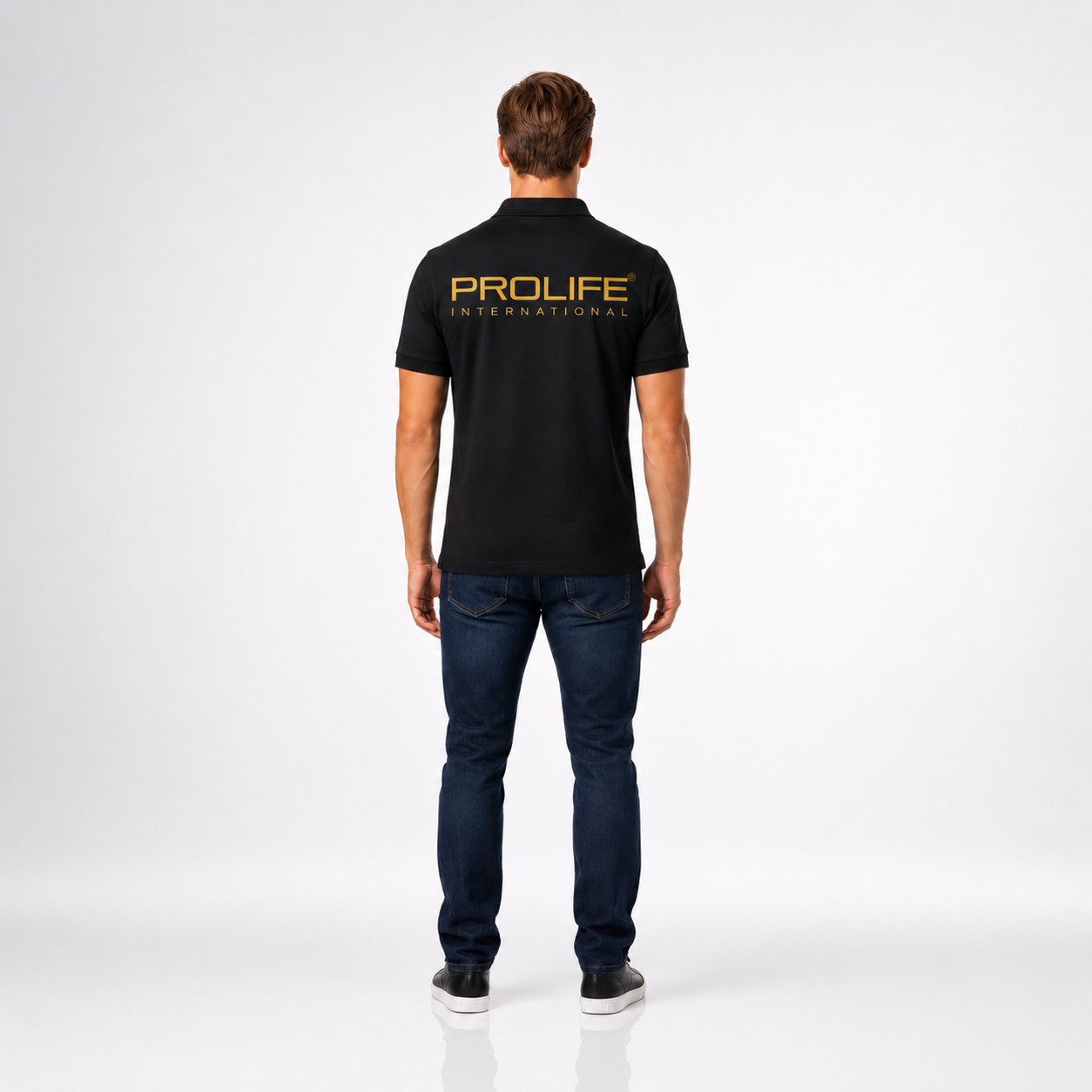 Camiseta Gola Polo Masculino com logo