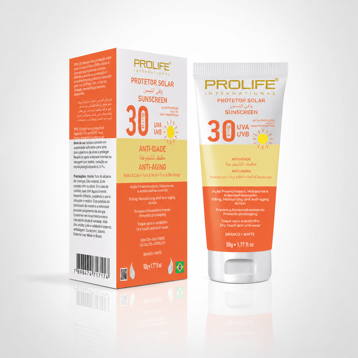 Protetor Solar FPS 30 Branco 90 mL