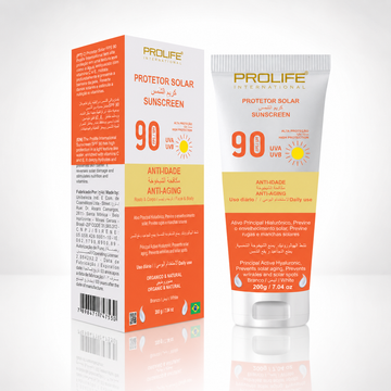 PROTETOR SOLAR FPS 90 BRANCO 200ML